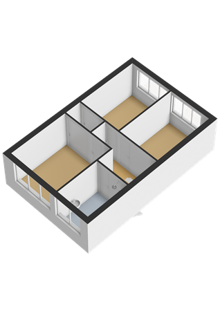 Floorplan - Verdistraat 107, 3752 WK Bunschoten-Spakenburg